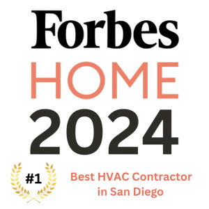 Best HVAC Contractor in San Diego award by Forbes