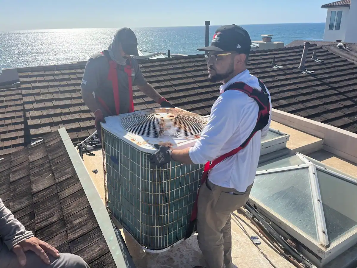 Heating and cooling replacement project completed by Maximum Comfort in La Jolla